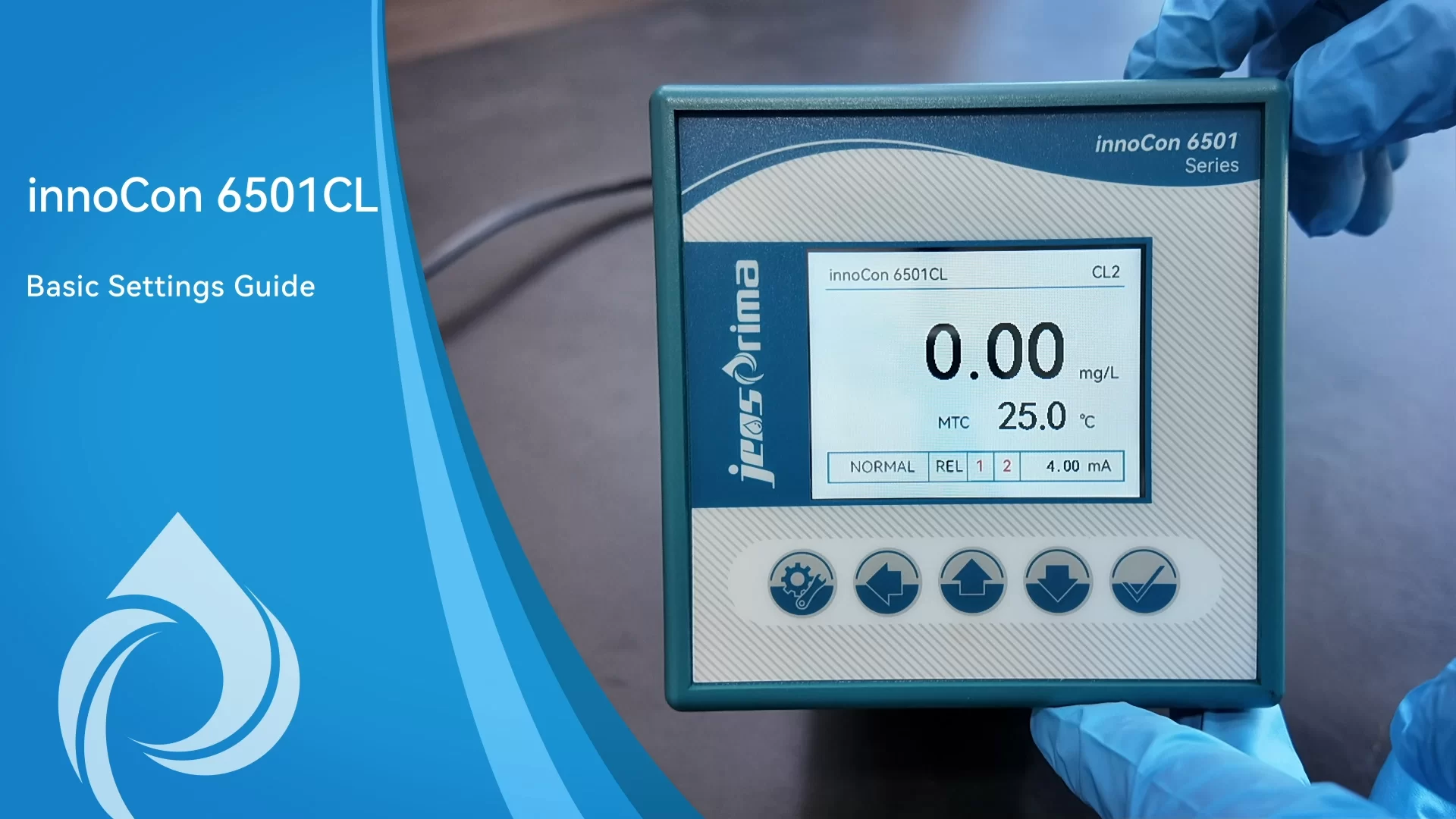 InnoCon6501CL Residual Chlorine Basic Settings